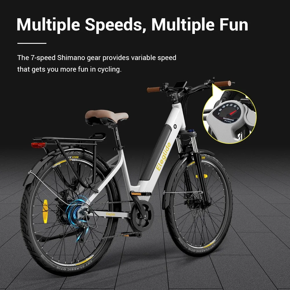 2-Pack Eleglide T1 Step-Thru Electric Trekking Bike Offer