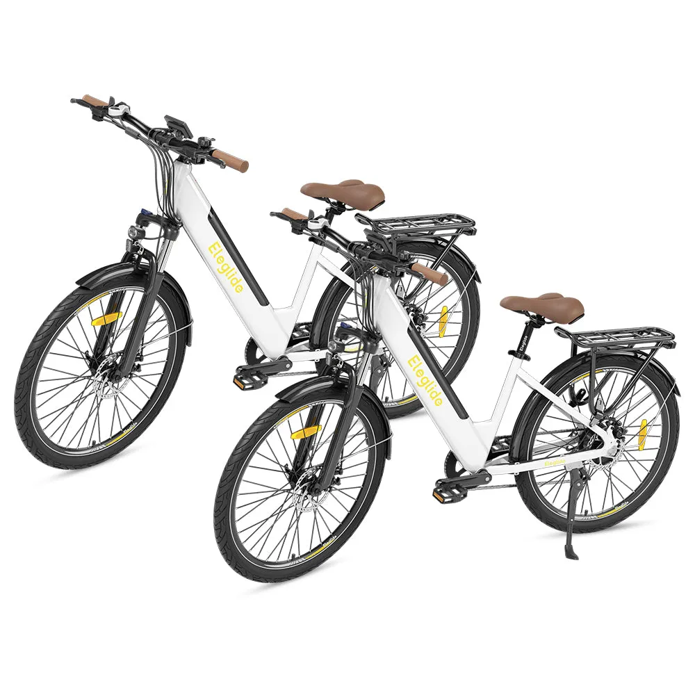 2-Pack Eleglide T1 Step-Thru Electric Trekking Bike Offer