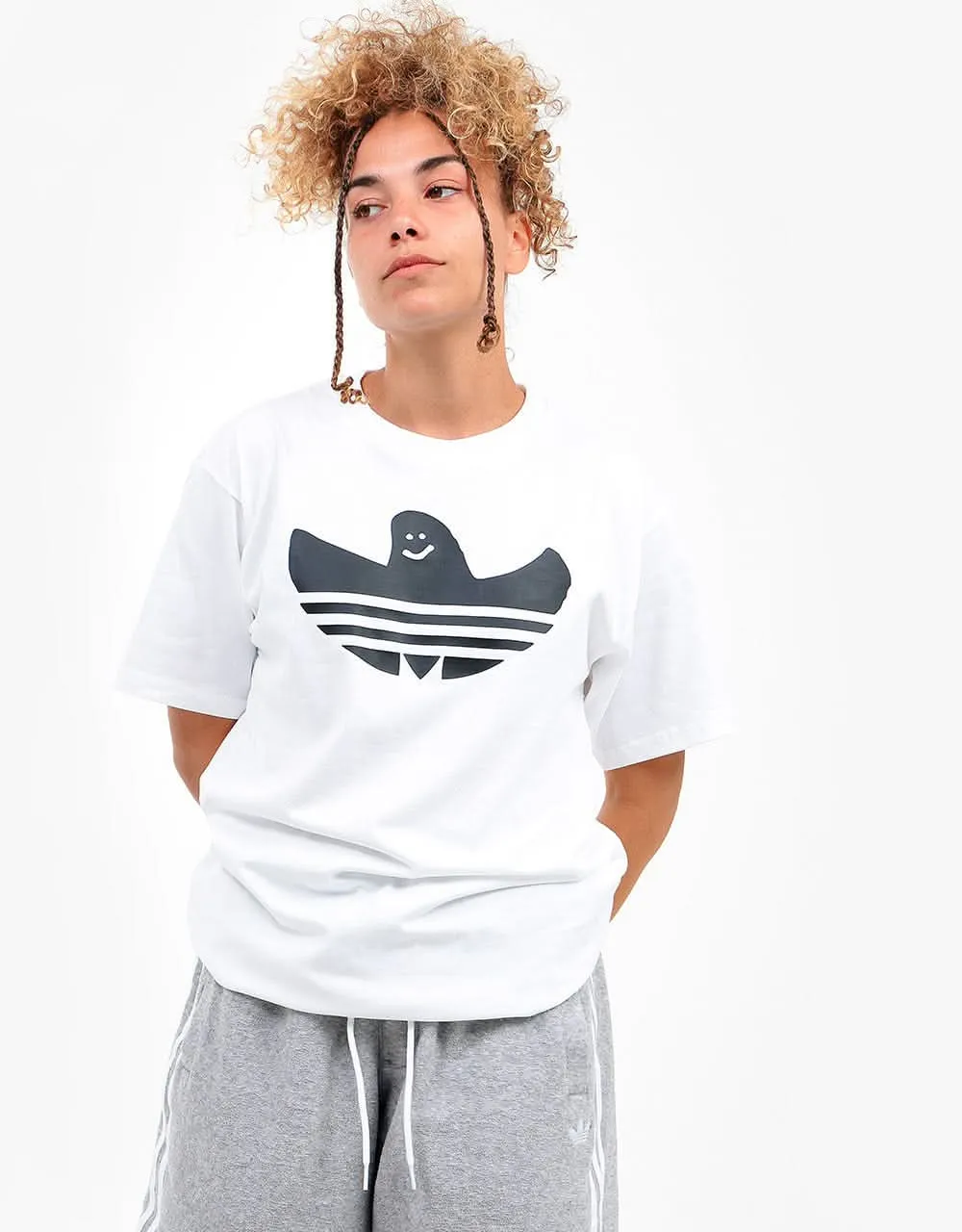 adidas Shmoofoil T-Shirt - White/Black