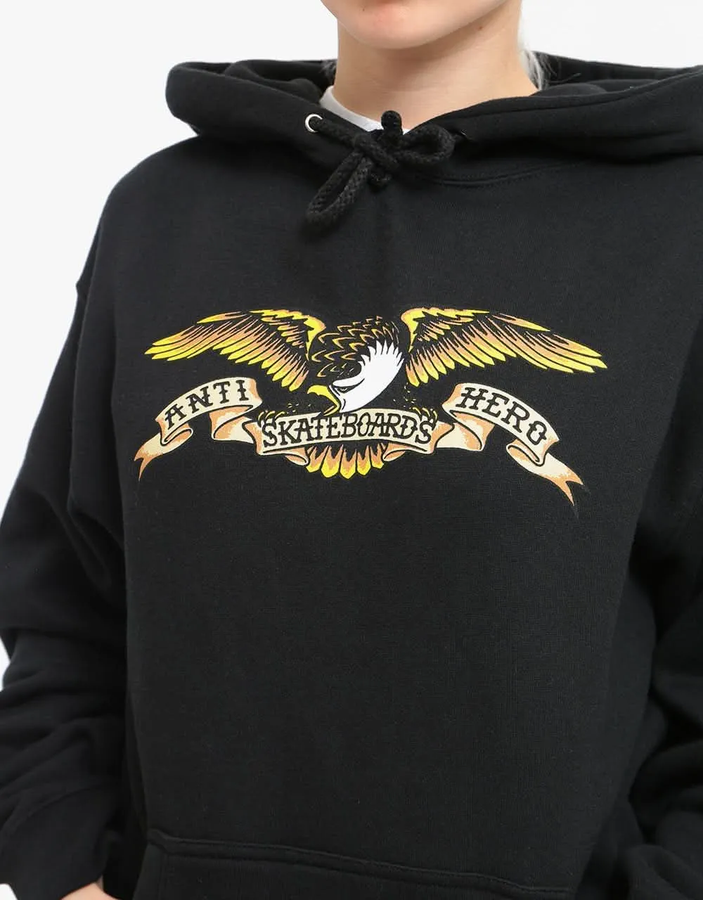 Anti Hero Eagle Pullover Hoodie - Black