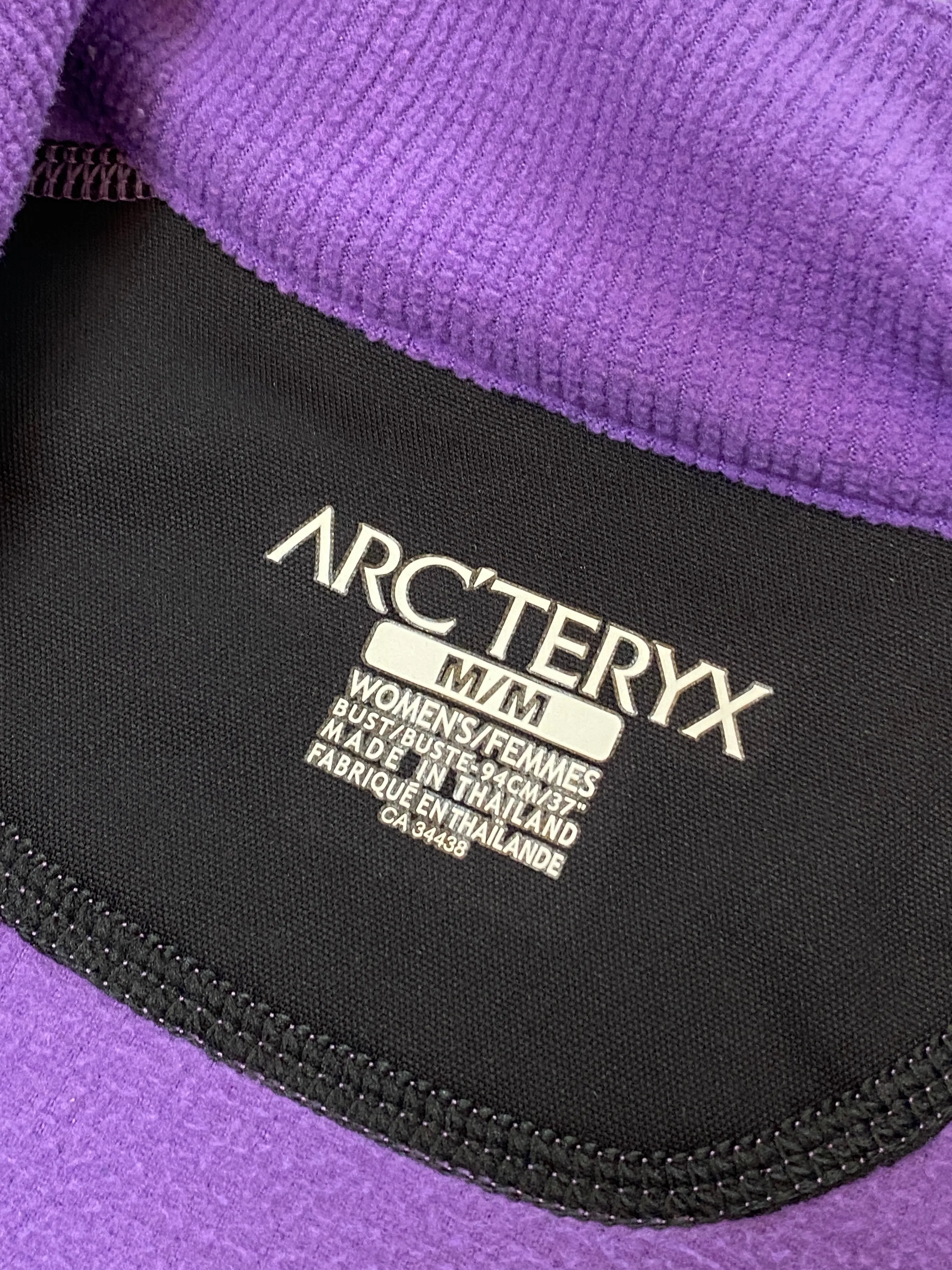 Arc'teryx 2012 Delta LT Purple Polartec 1/2 Zip Fleece (Medium)