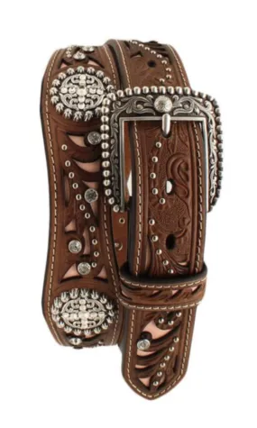 Ariat Pink Inlay Fashion Belt - Pre Order