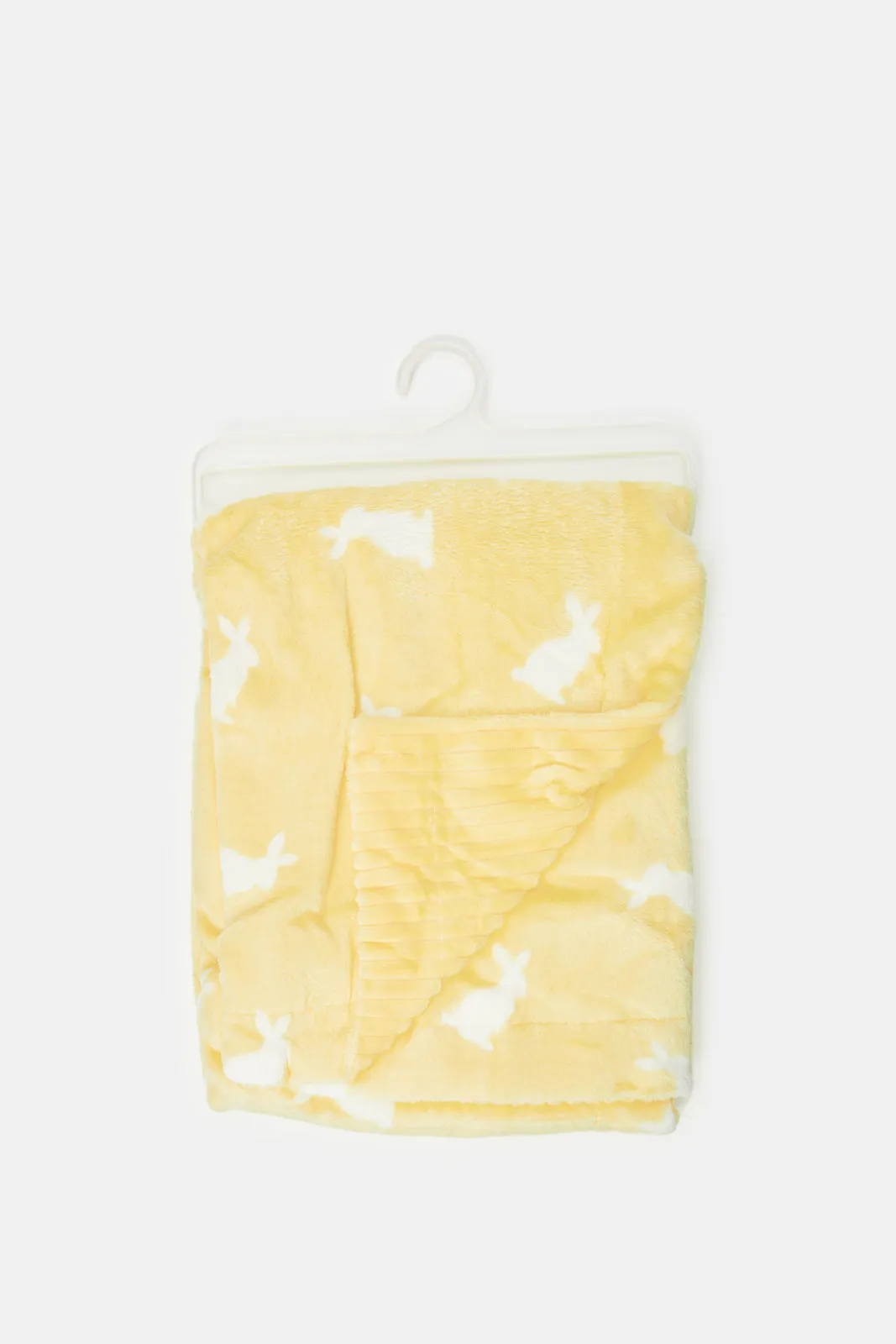 Baby Yellow Allover Print Blanket