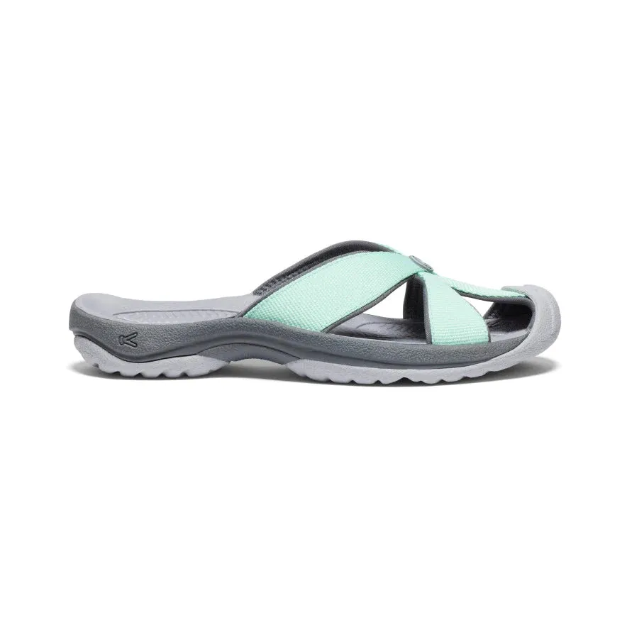 Bali Closed Toed Slide in Lichen/Steel Grey