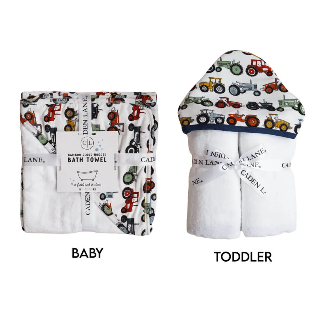 Bamboo Hooded Towel | Tiny Tractors