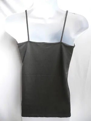 Black Basic Tank Top Sexy Camisole Spaghetti Straps Women Plus Size Medium Large