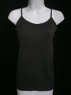 Black Basic Tank Top Sexy Camisole Spaghetti Straps Women Plus Size Medium Large