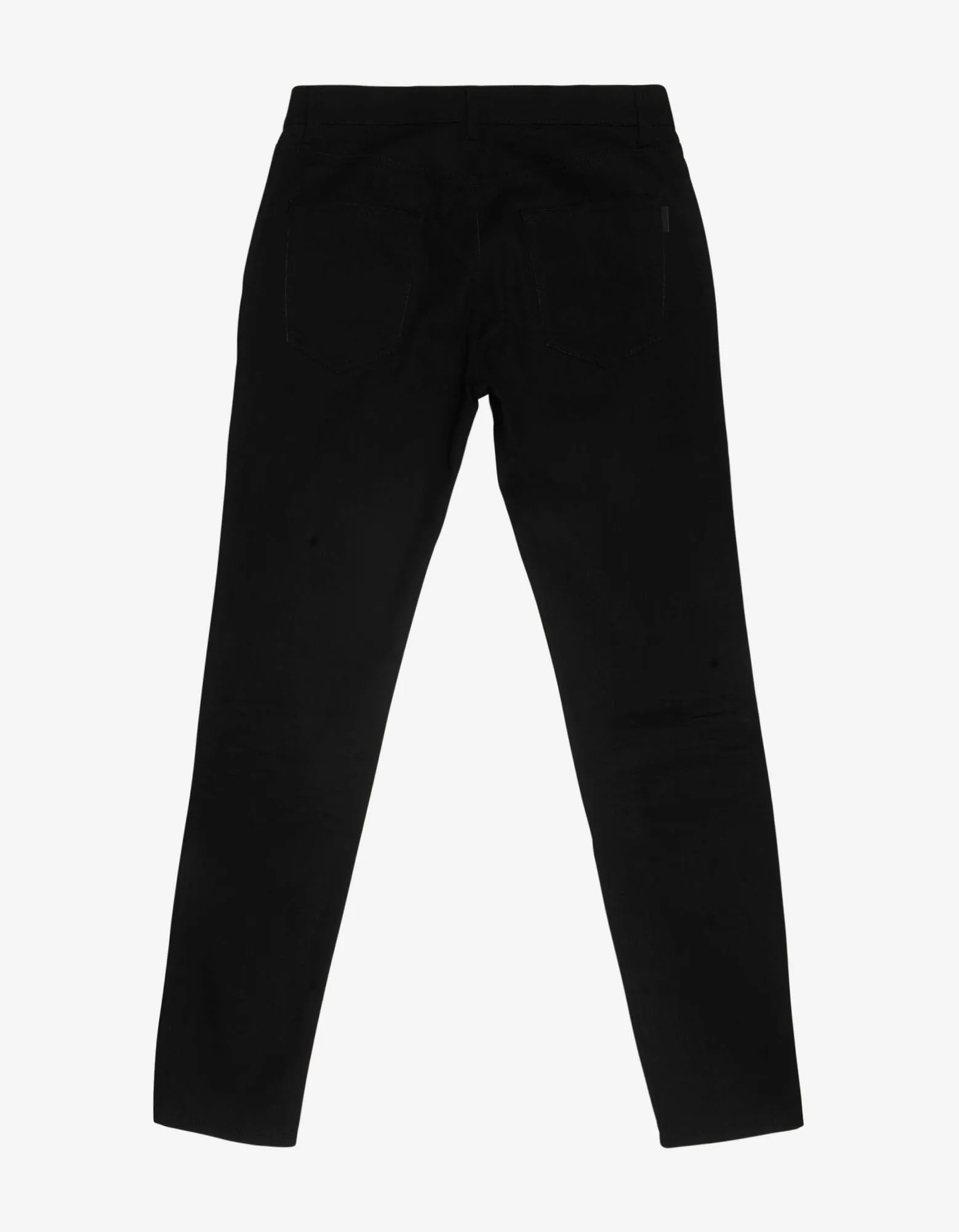 Black Stretch-Denim Skinny Jeans