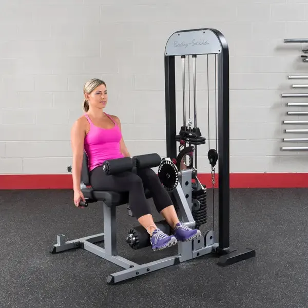 Body Solid PRO SELECT LEG EXTENSION / CURL STATION, 210LB STACK