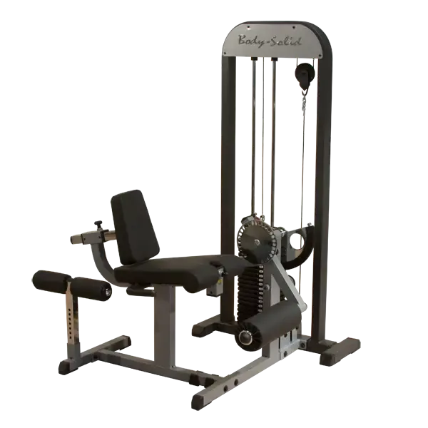 Body Solid PRO SELECT LEG EXTENSION / CURL STATION, 210LB STACK