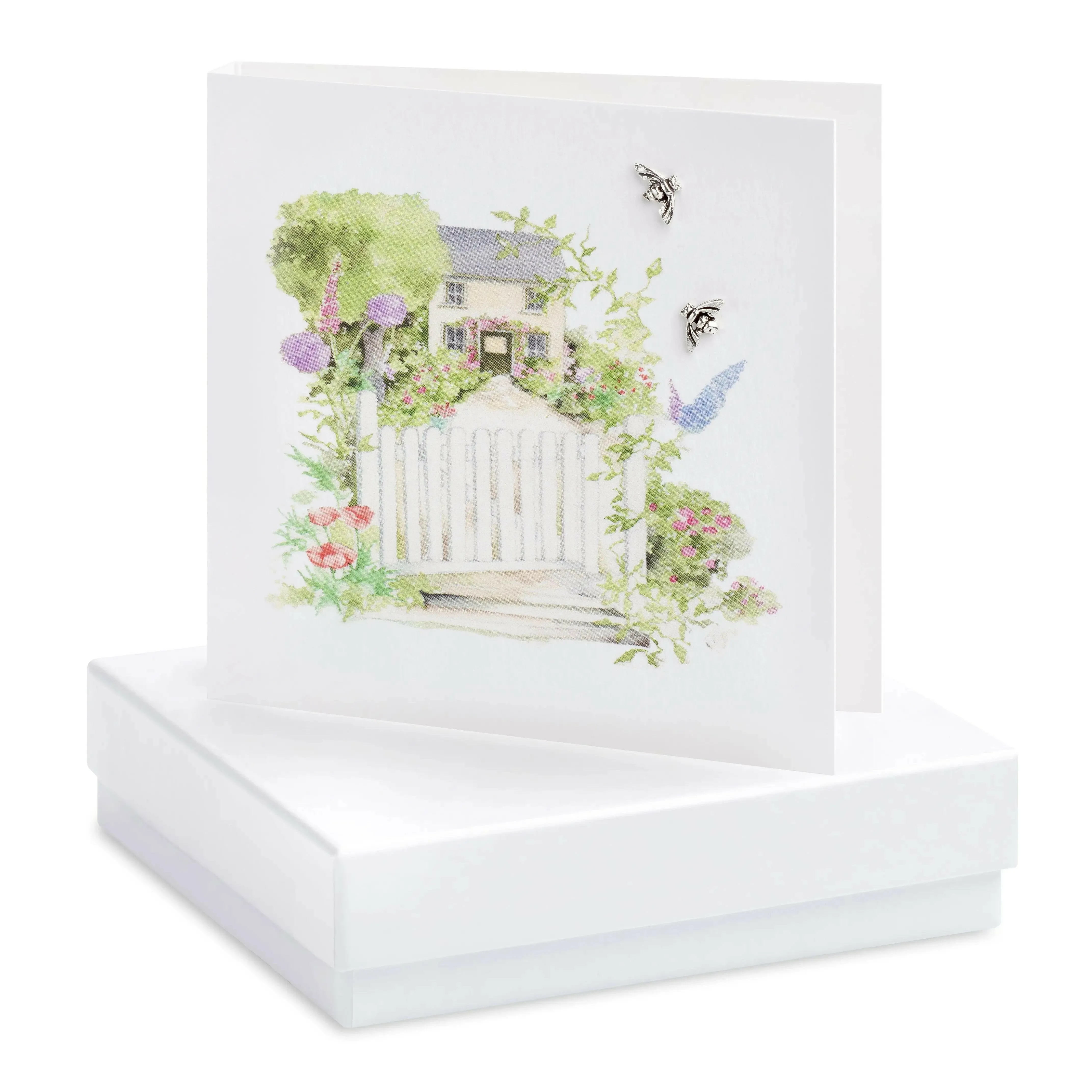 Boxed House Earring Card