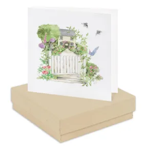 Boxed House Earring Card