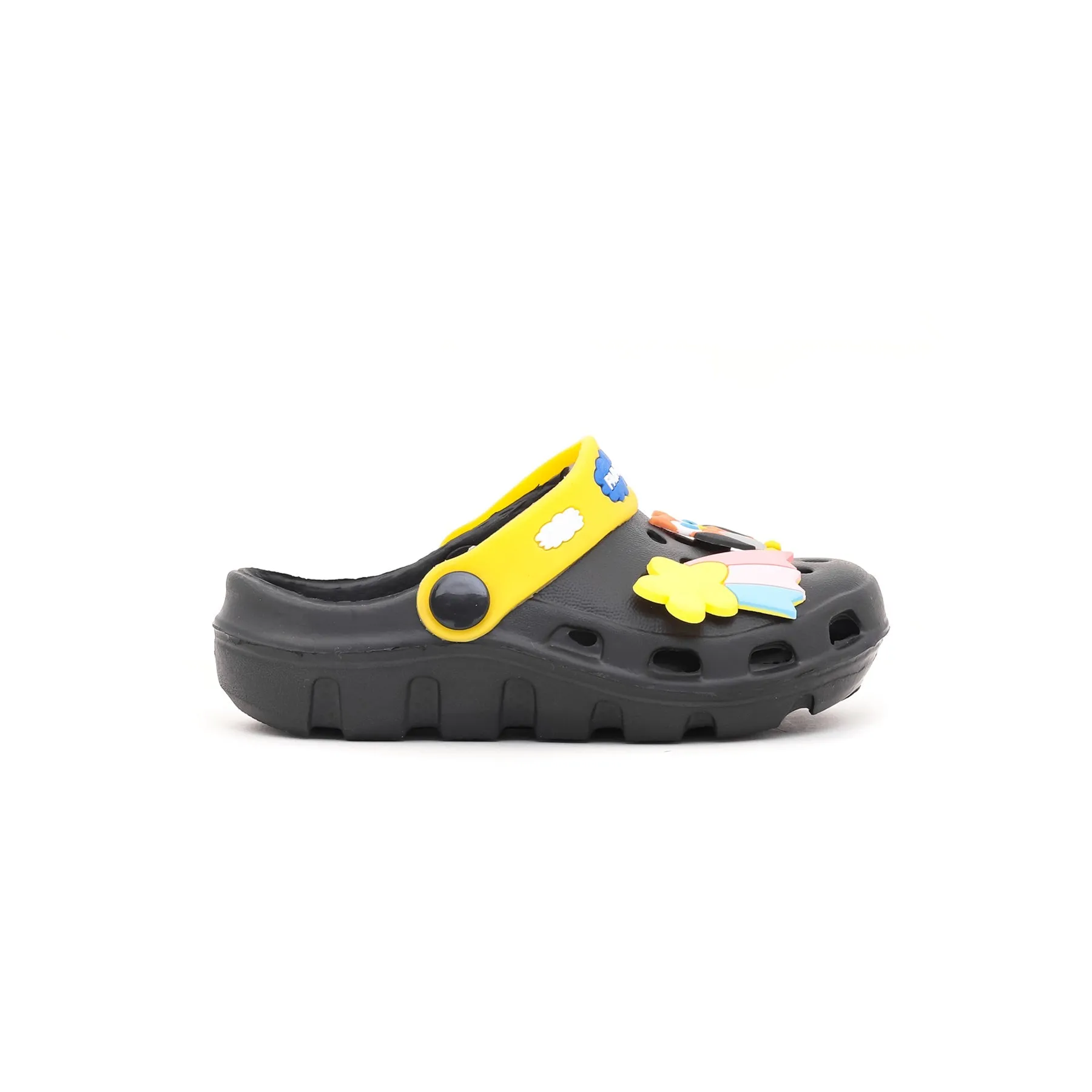 Boys Black Casual Flip Flop KD5230