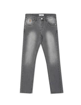 Boys Mid Rise Stone wash Jeans