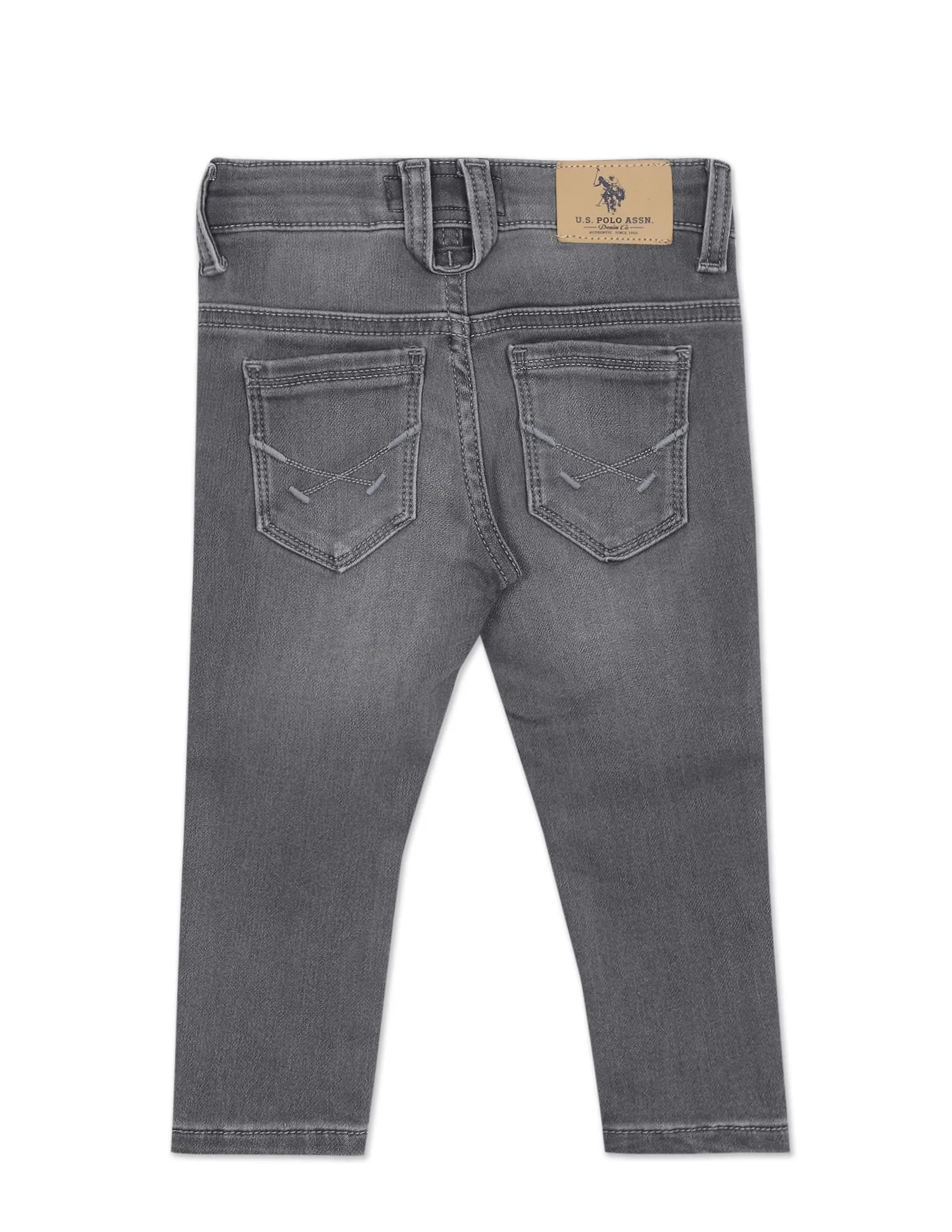 Boys Skinny Fit Stone Wash Jeans