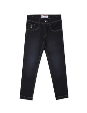 Boys Stone Wash Skinny Fit Jeans