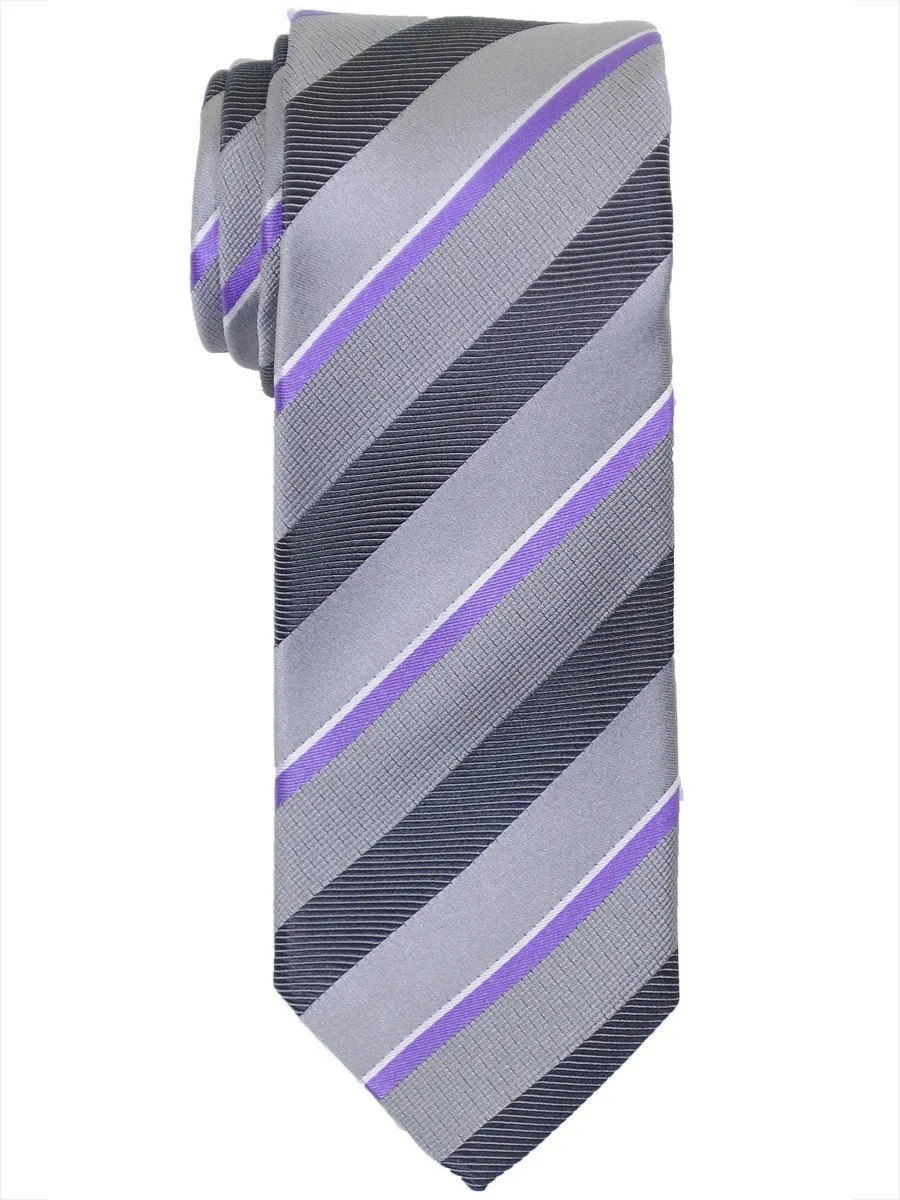 Boy's Tie 17451 Grey/Purple