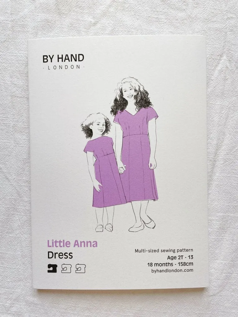 By Hand London - Little Anna Dress Sewing Pattern Age 18m - 13y