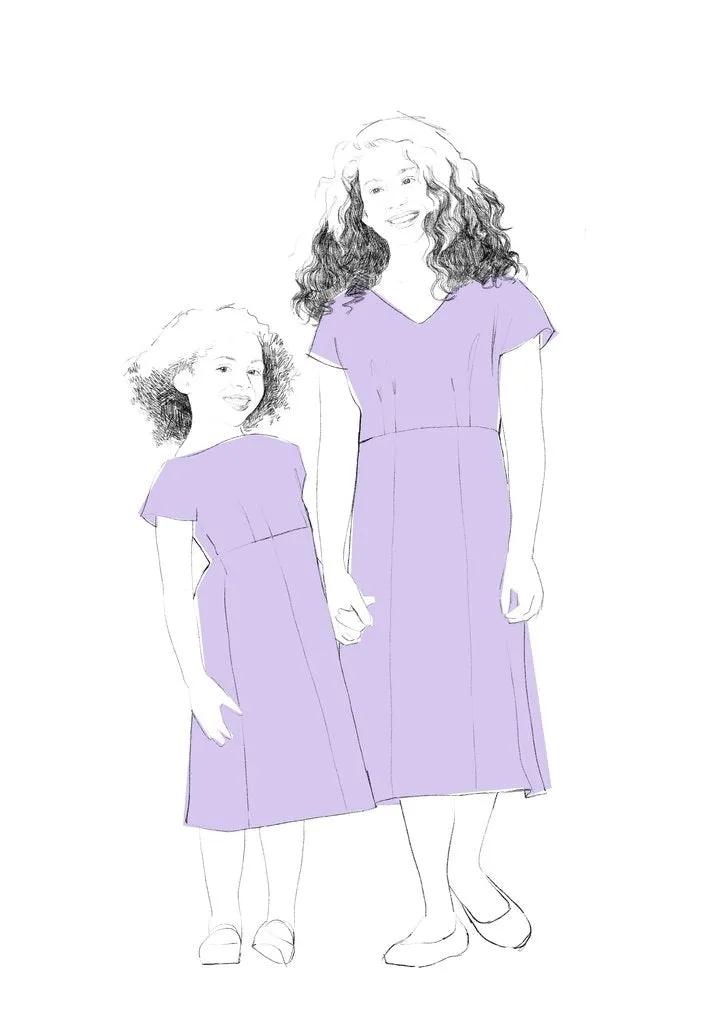 By Hand London - Little Anna Dress Sewing Pattern Age 18m - 13y