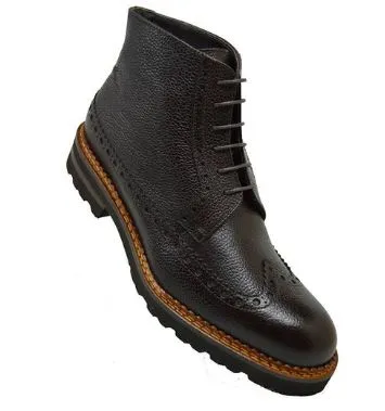 Calzoleria Toscana E485 Black Wingtip Chukka Boot