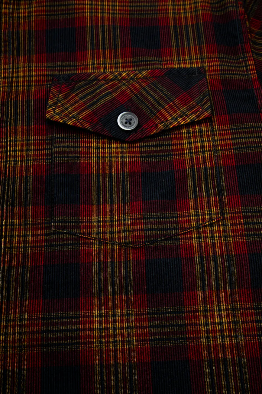 Check Corduroy Shirt 007 // regular fit