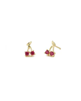 Cherries Studs