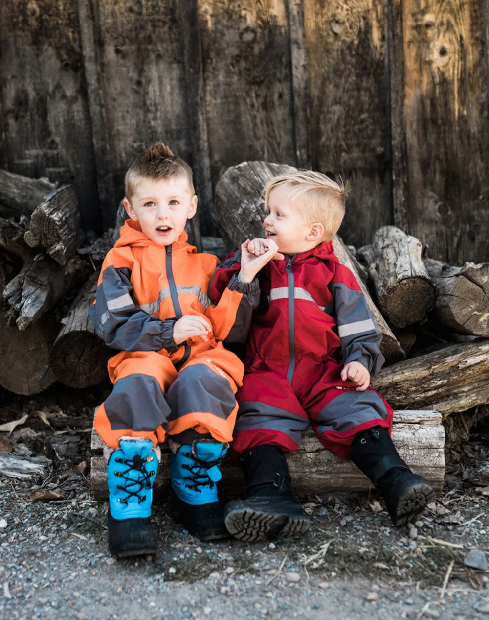 CHILDREN’S TRAIL ONE PIECE RAIN SUIT, CLASSIC ORANGE