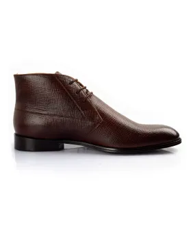 Chukka Boots - Brown Hatch-Grain