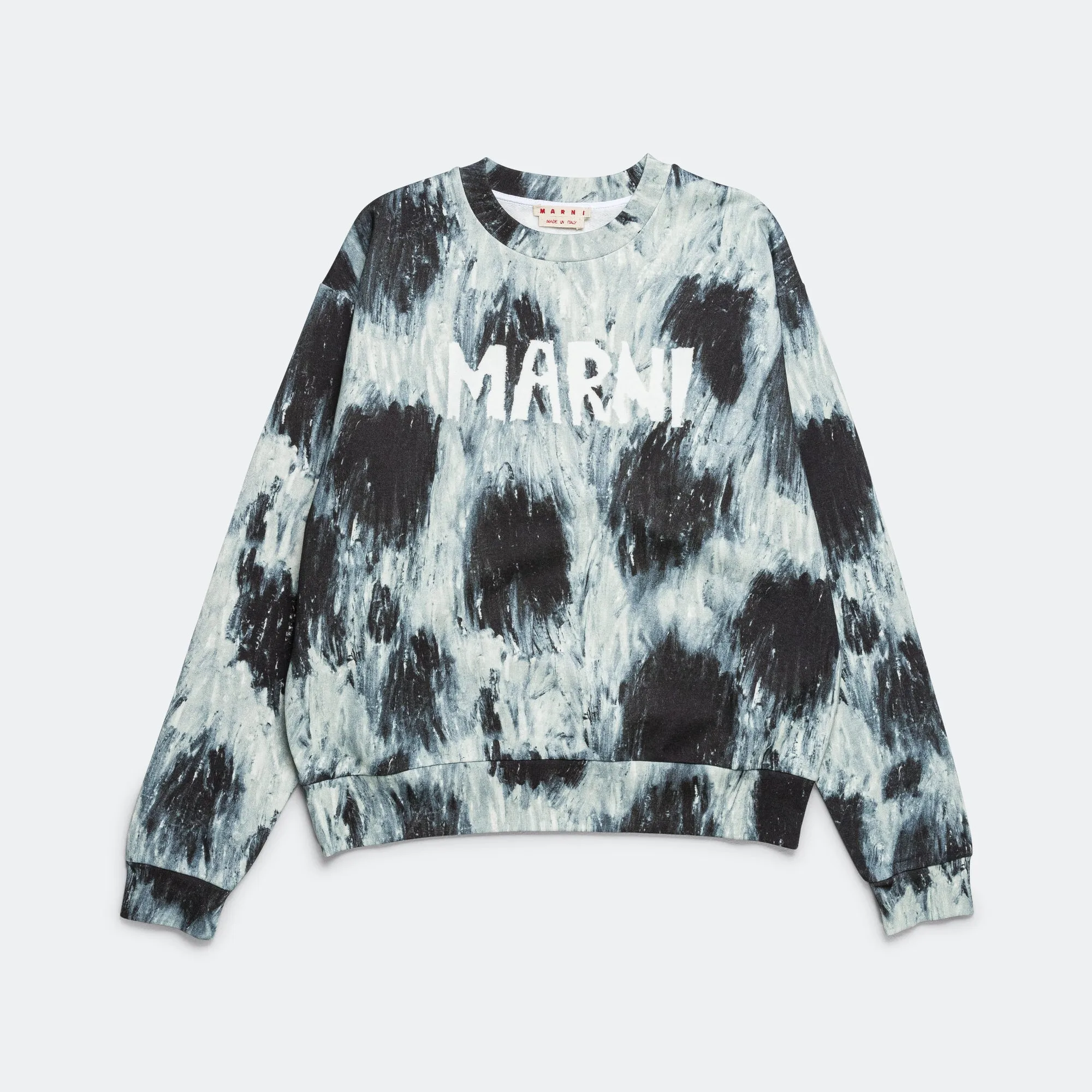 Crayon Pattern Sweatshirt - Black