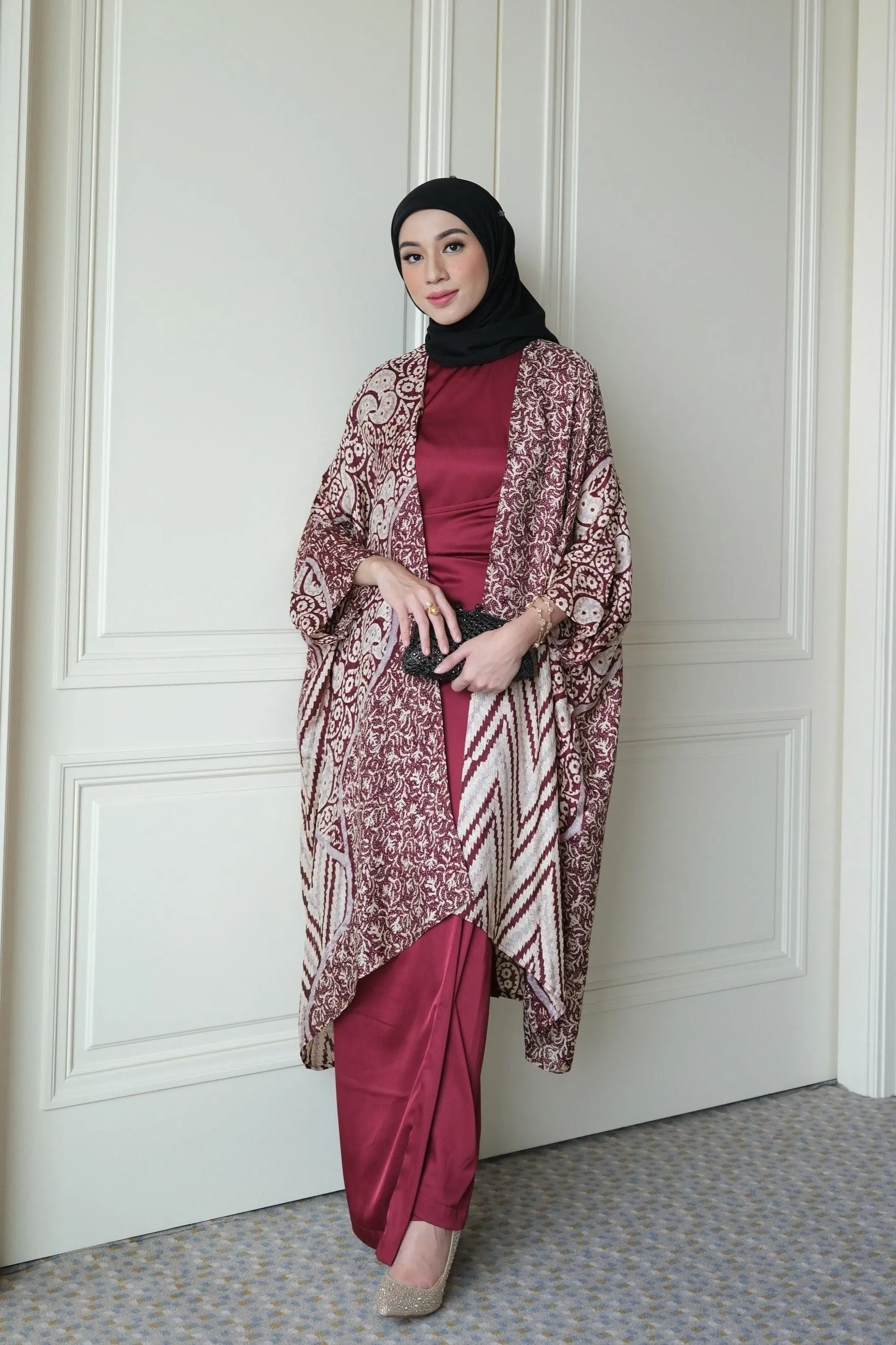 Dayana Dress - Merona 1 - Dress Set Outer Batik - DS0874050