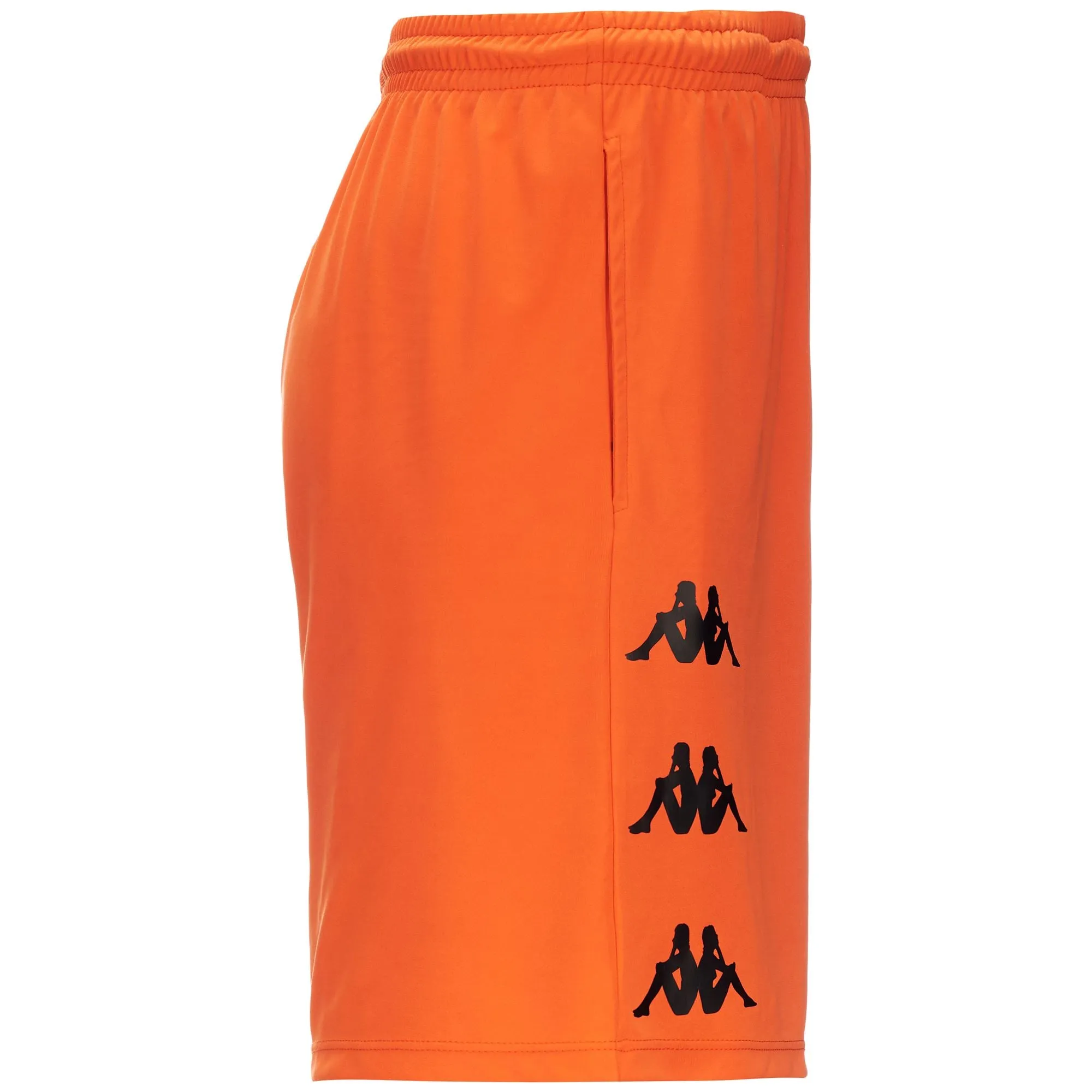 DORGOLIP - Shorts - Sport  Shorts - Man - ORANGE DK-BLACK