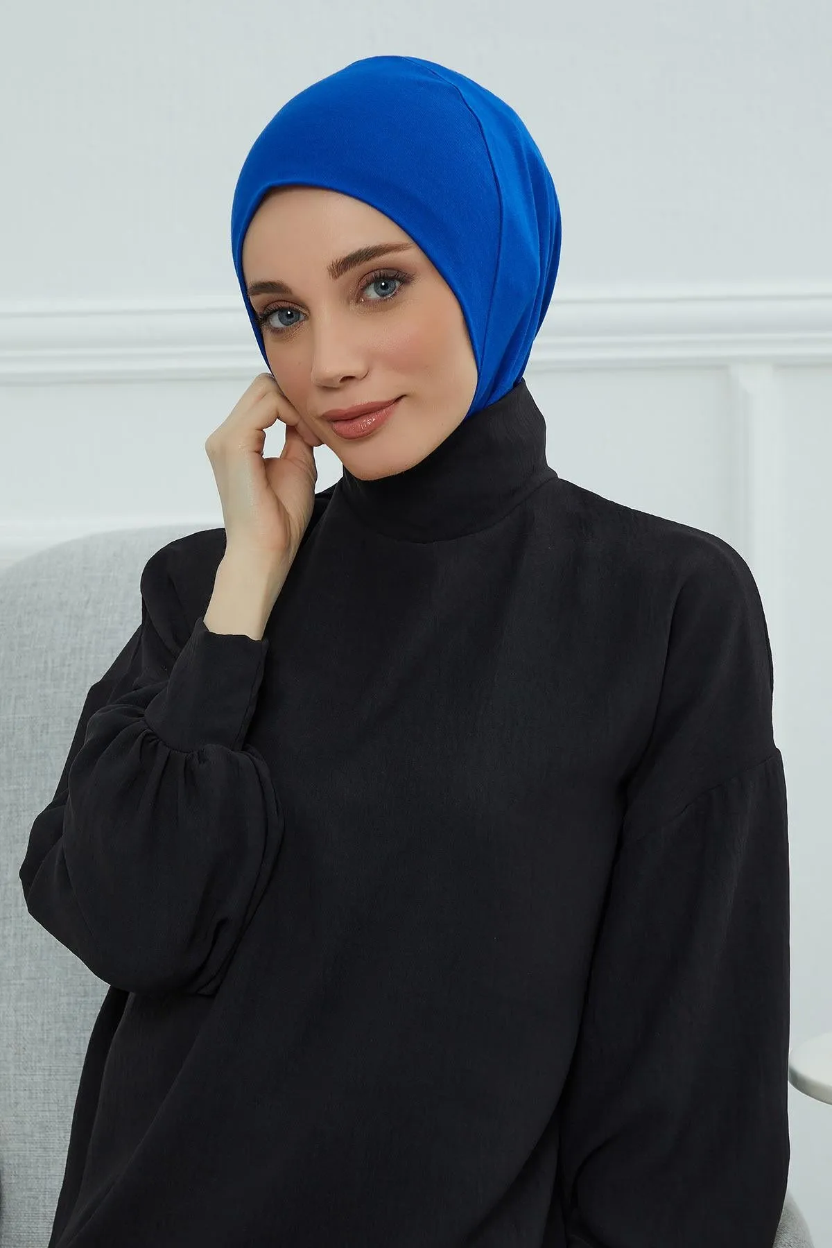 Easy Wear Instant Turban Bonnet for Women, Practical Inner Turban Cap, Quick Wear Instant Hijab Bonnet, Ready Hijab Head Wrap Under Cap,TB-5