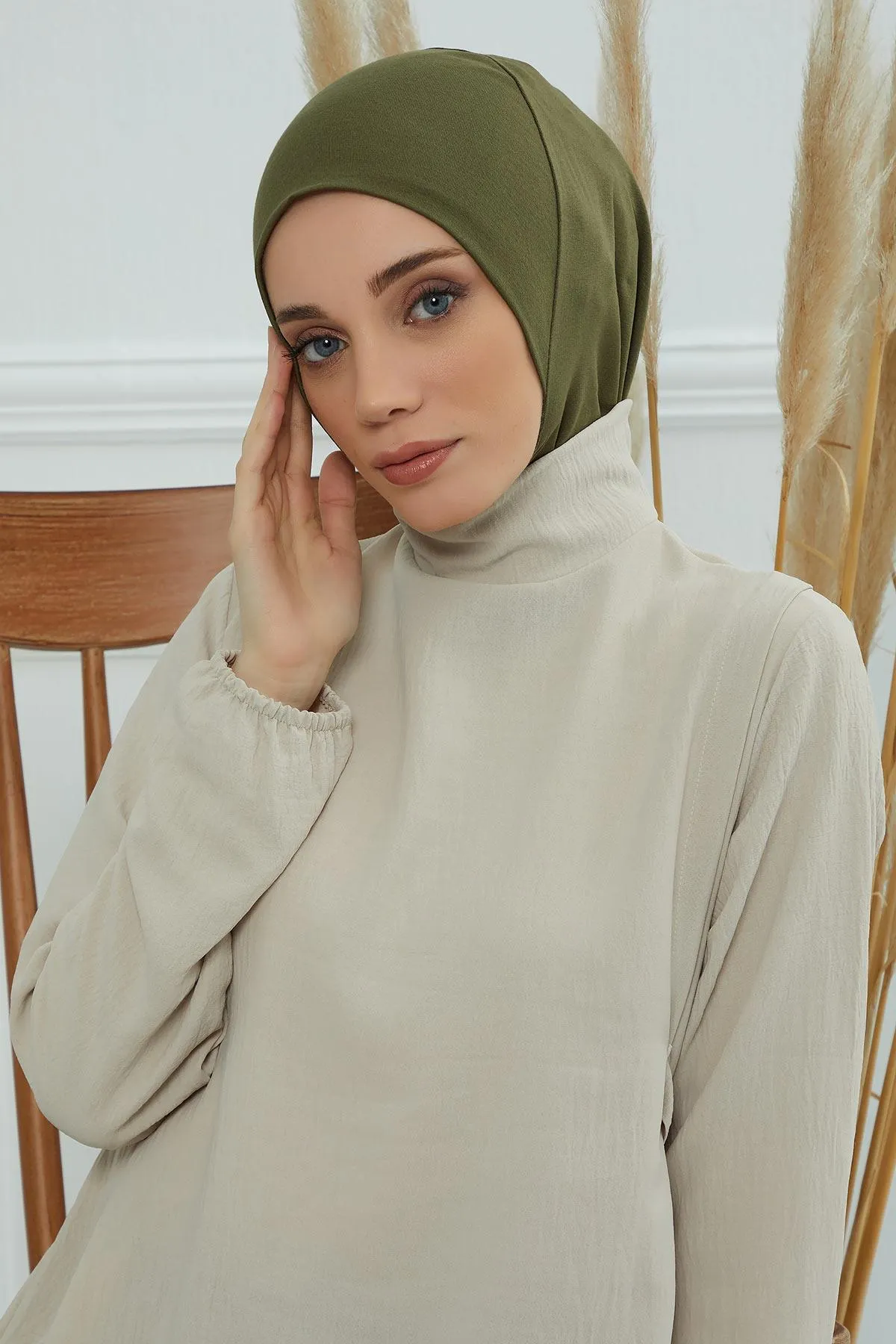 Easy Wear Instant Turban Bonnet for Women, Practical Inner Turban Cap, Quick Wear Instant Hijab Bonnet, Ready Hijab Head Wrap Under Cap,TB-5