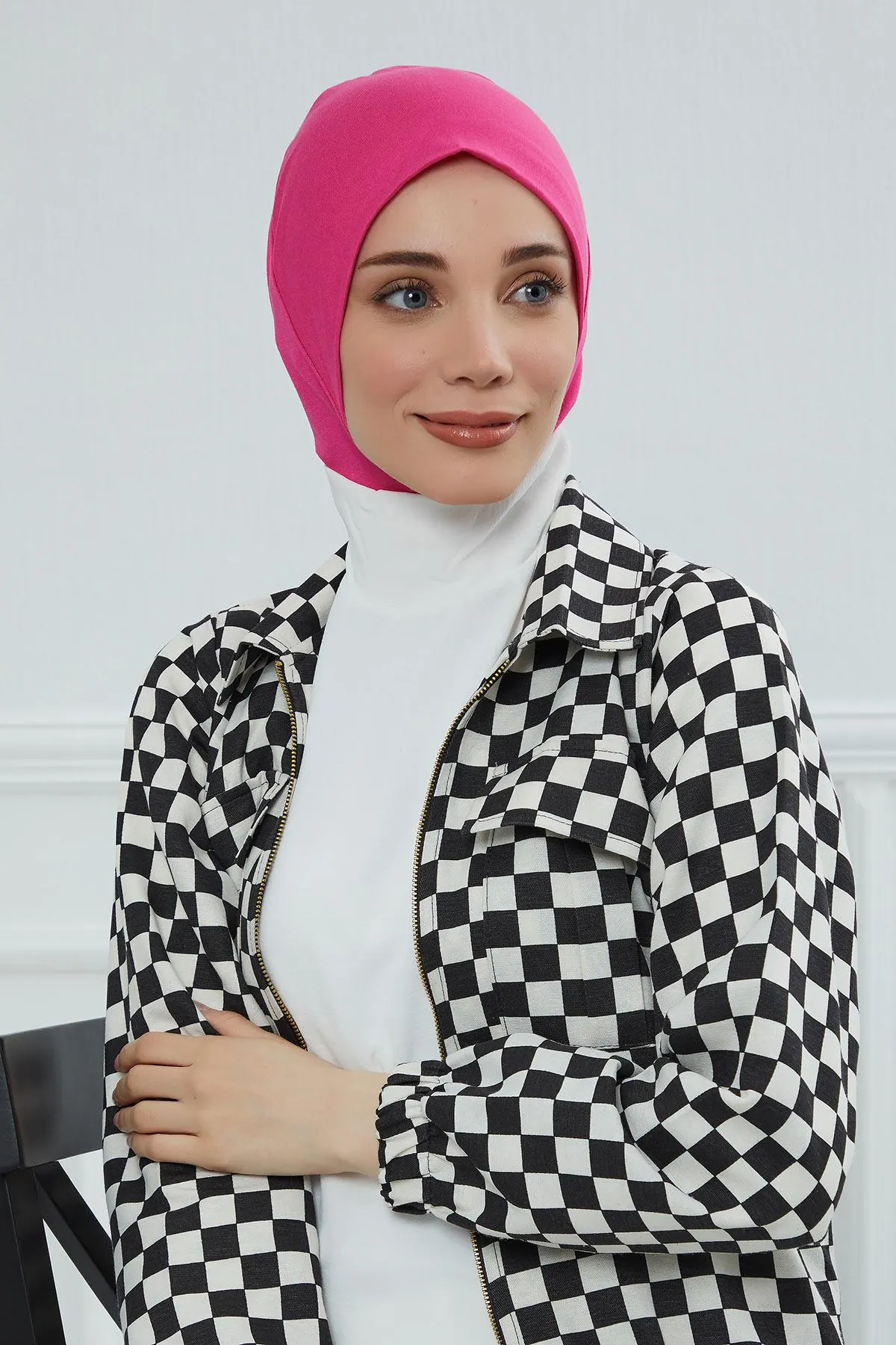 Easy Wear Instant Turban Bonnet for Women, Practical Inner Turban Cap, Quick Wear Instant Hijab Bonnet, Ready Hijab Head Wrap Under Cap,TB-5