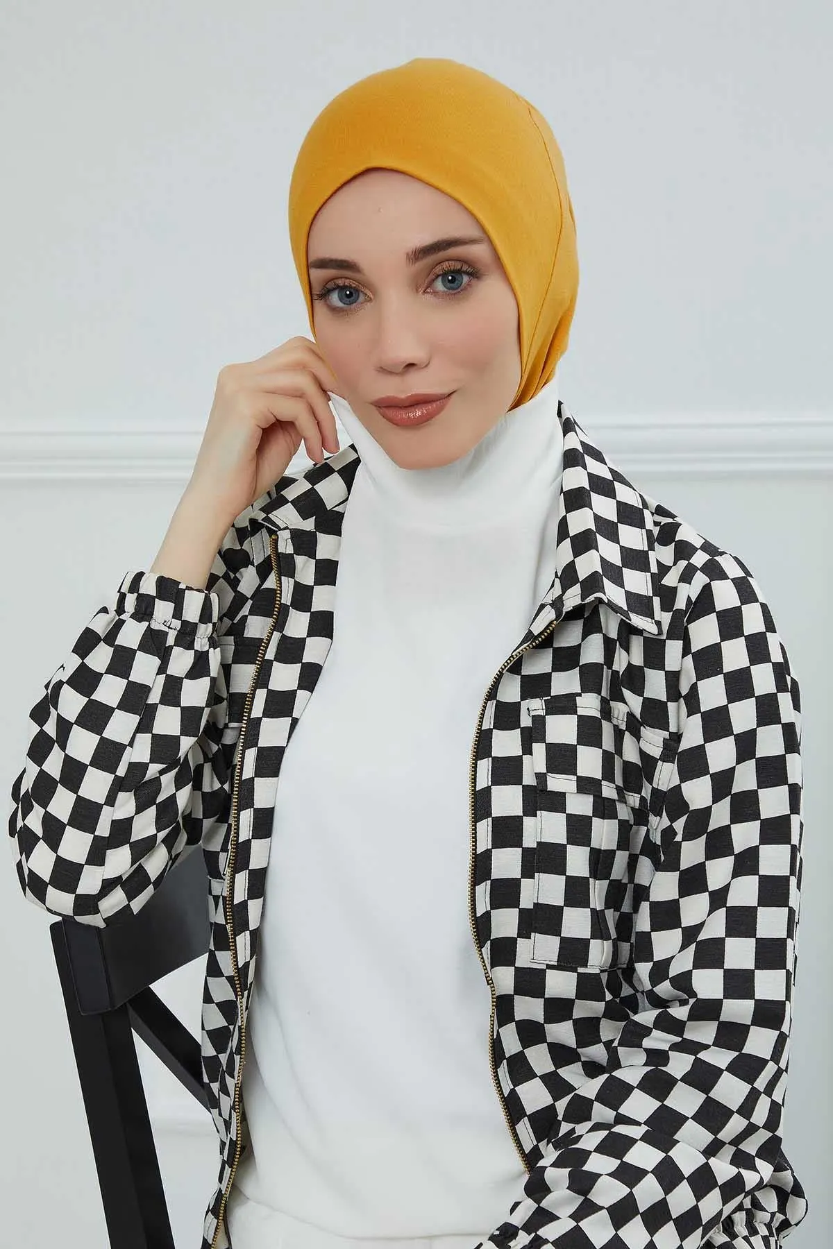 Easy Wear Instant Turban Bonnet for Women, Practical Inner Turban Cap, Quick Wear Instant Hijab Bonnet, Ready Hijab Head Wrap Under Cap,TB-5