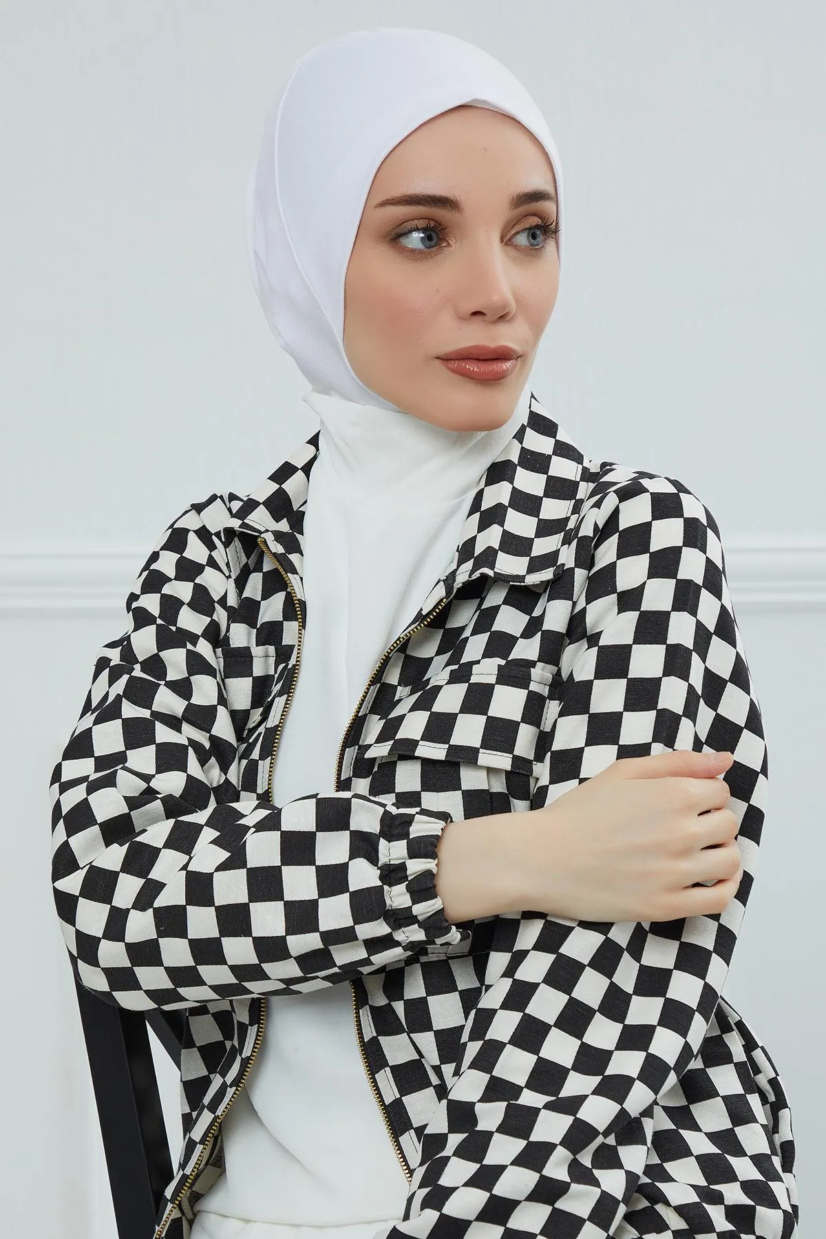 Easy Wear Instant Turban Bonnet for Women, Practical Inner Turban Cap, Quick Wear Instant Hijab Bonnet, Ready Hijab Head Wrap Under Cap,TB-5