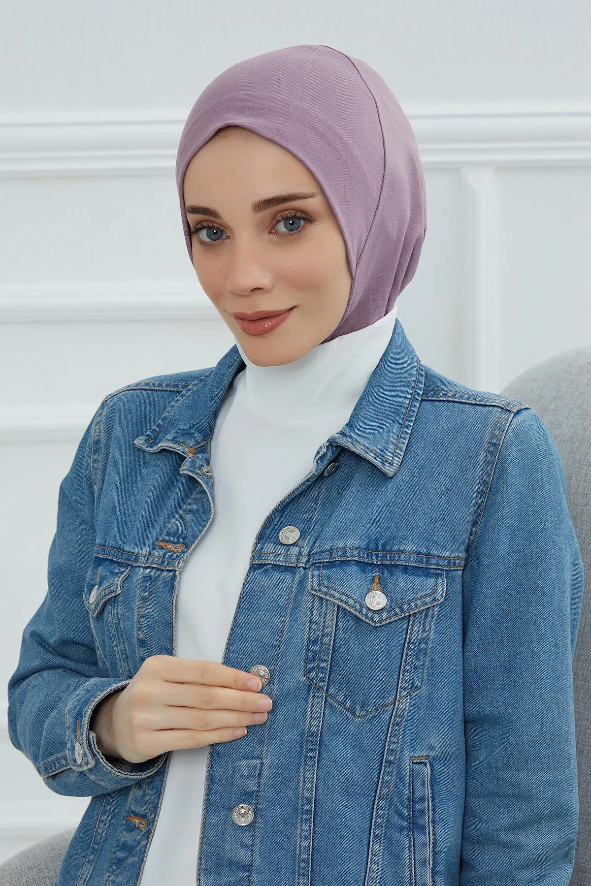 Easy Wear Instant Turban Bonnet for Women, Practical Inner Turban Cap, Quick Wear Instant Hijab Bonnet, Ready Hijab Head Wrap Under Cap,TB-5