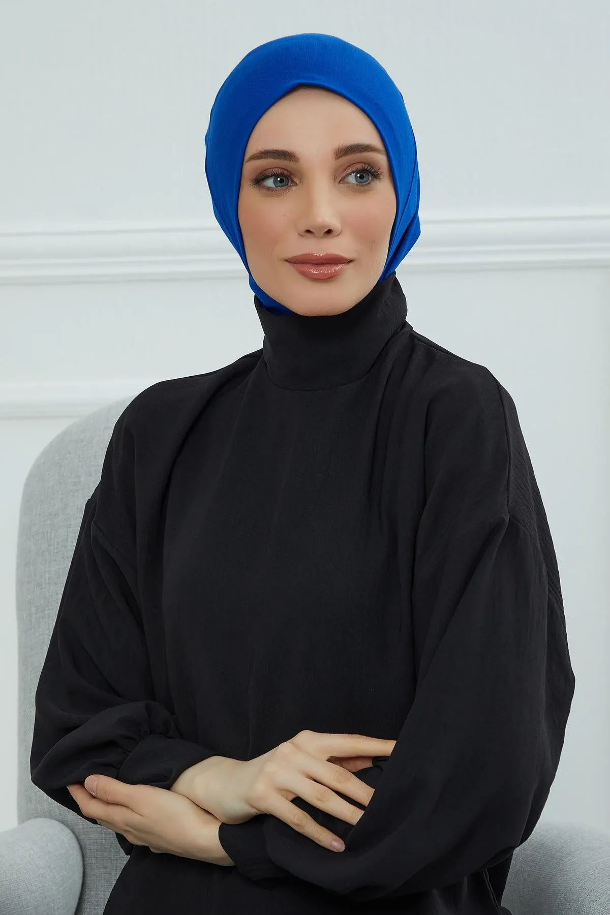 Easy Wear Instant Turban Bonnet for Women, Practical Inner Turban Cap, Quick Wear Instant Hijab Bonnet, Ready Hijab Head Wrap Under Cap,TB-5