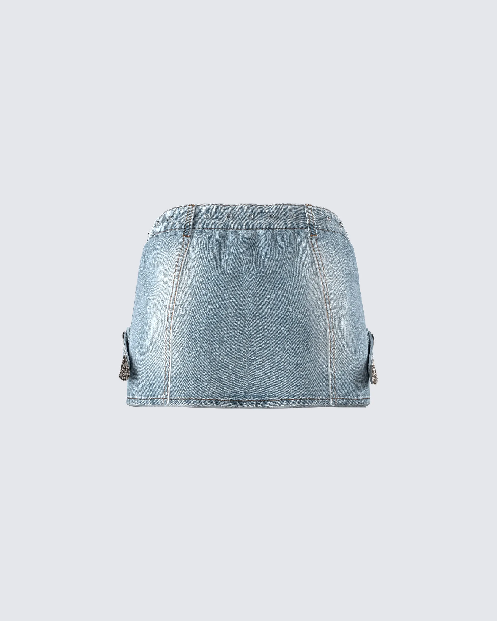 Eirene Denim Mini Skirt