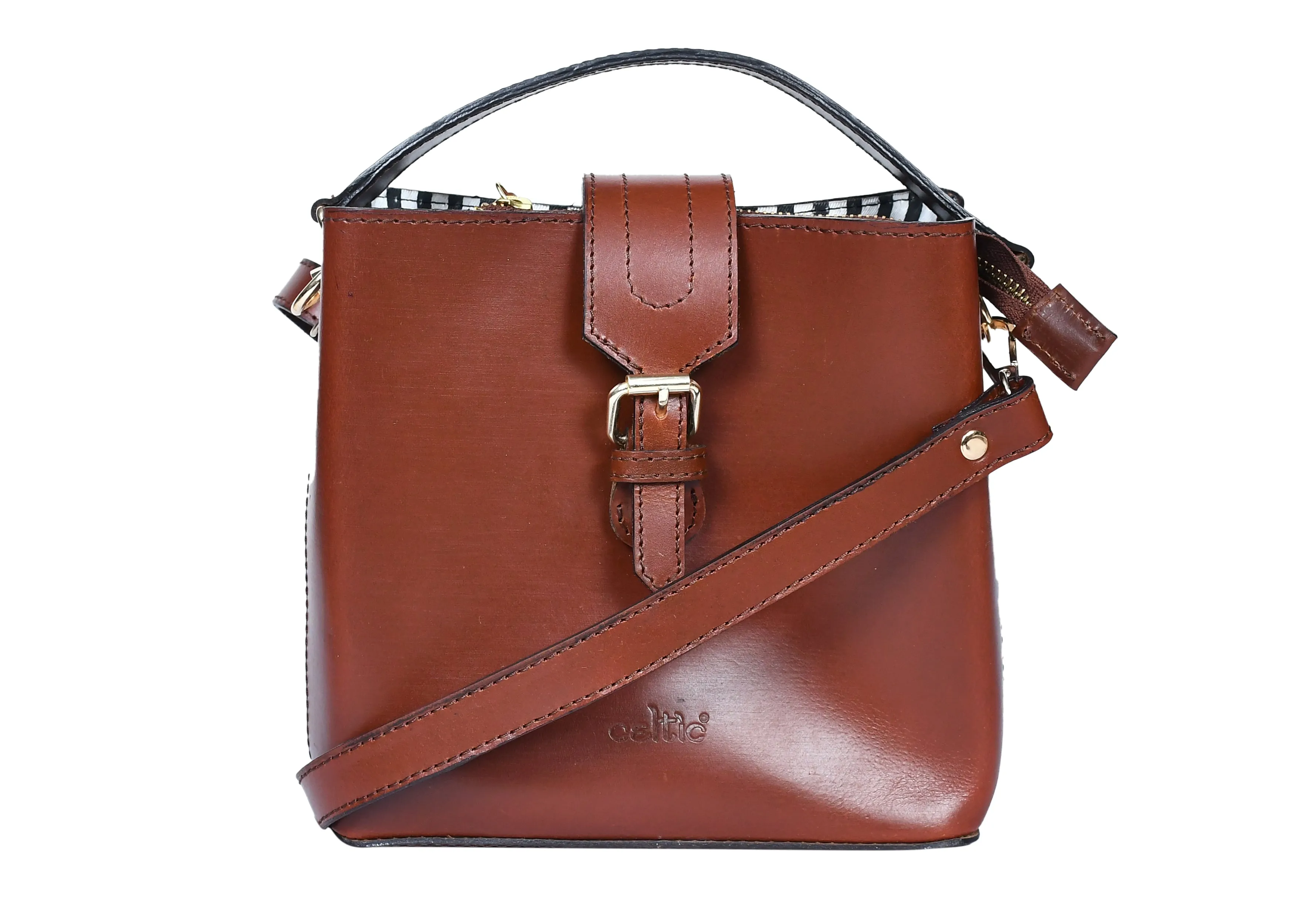 Elevate Your Style with Our Premium Brown Sling Bag,  Art: BG-1562