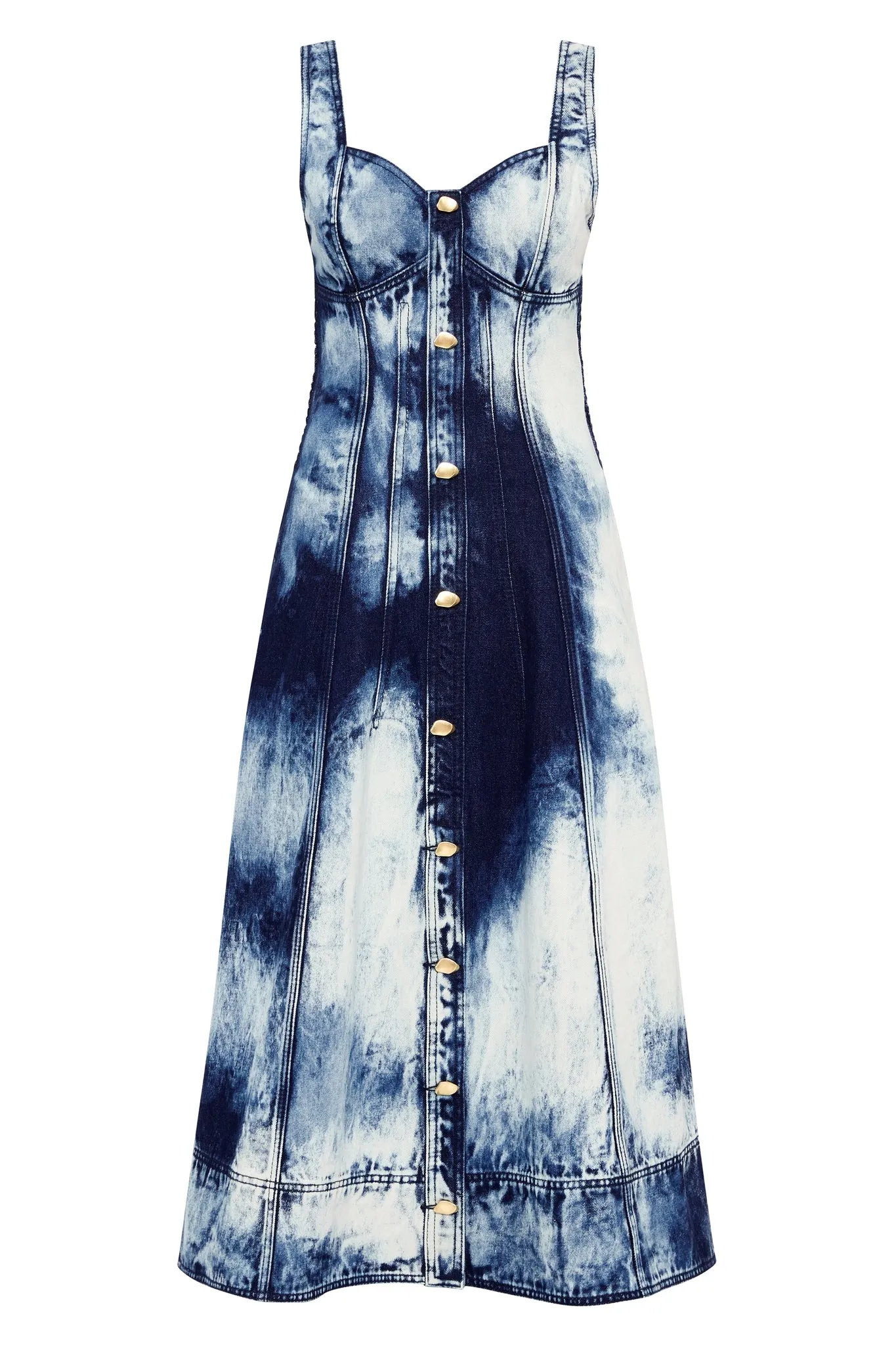 Enigma Denim Midi Dress