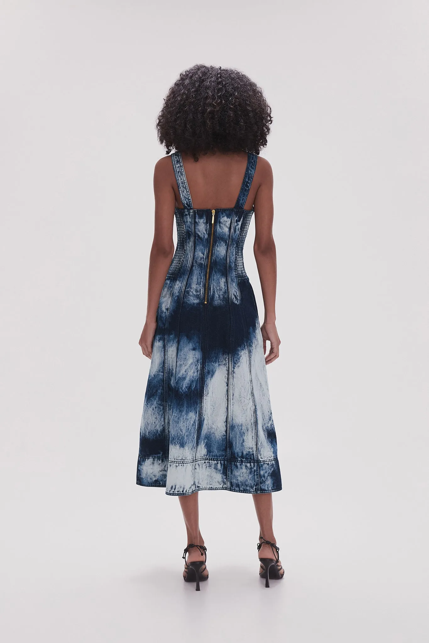 Enigma Denim Midi Dress