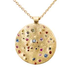 Extra Large Rainbow Constellation Necklace - 9889