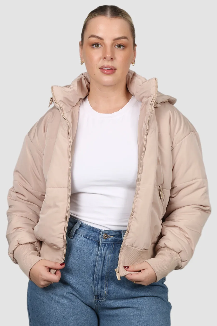 FAYT PUFFER JACKET NEUTRAL