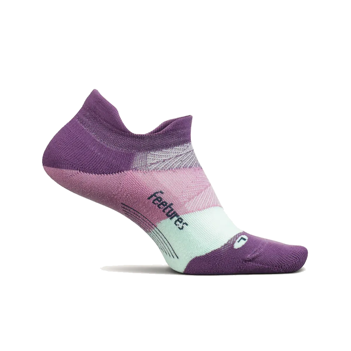 Feetures Elite Light Cushion No Show Tab - Peak Purple