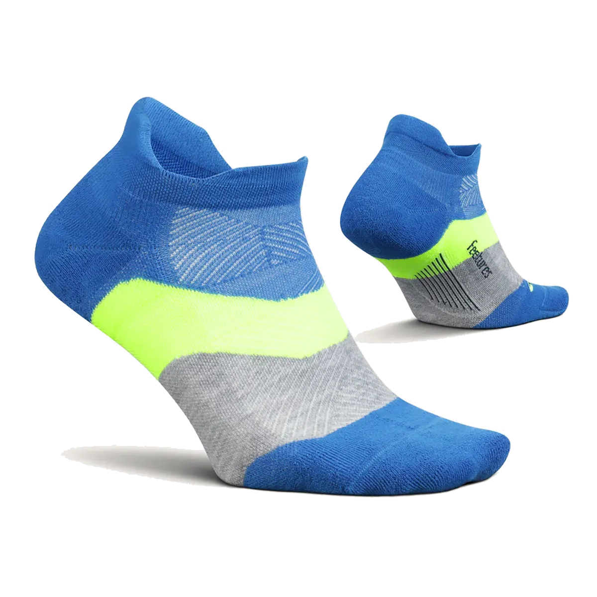 Feetures Elite Max Cushion No Show Tab - Boulder Blue