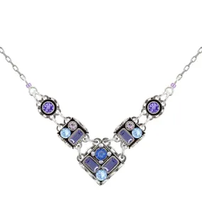 Firefly Mosaics Perfect Architectural Tanzanite Necklace