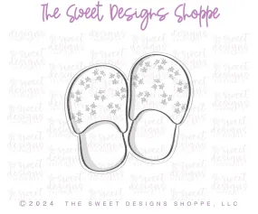 Floral Slippers - Cookie Cutter