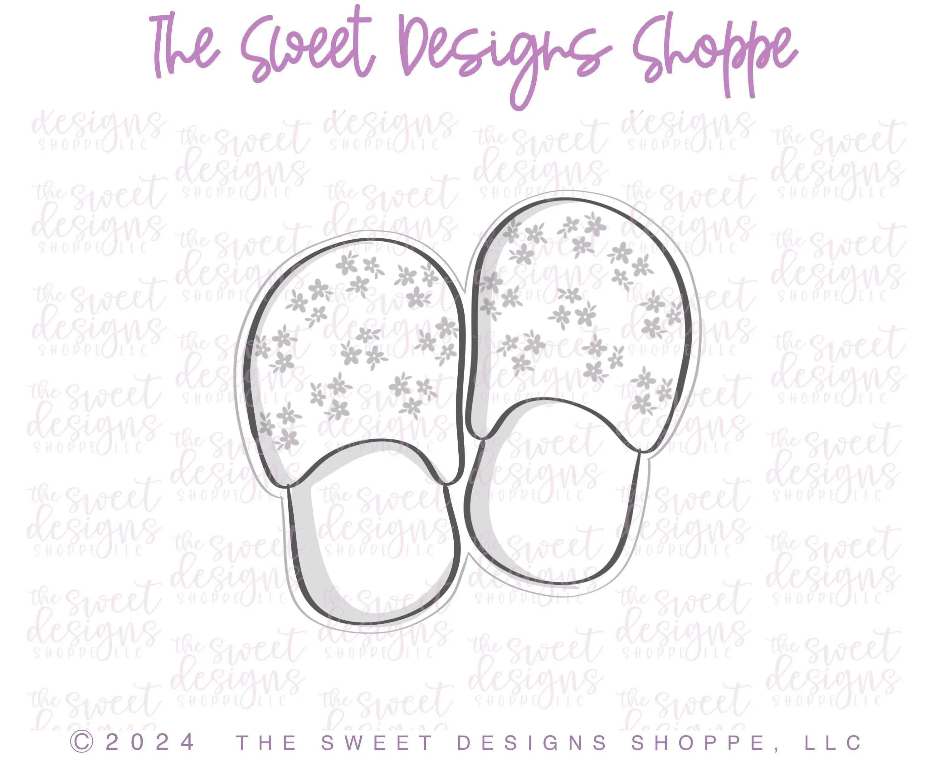 Floral Slippers - Cookie Cutter