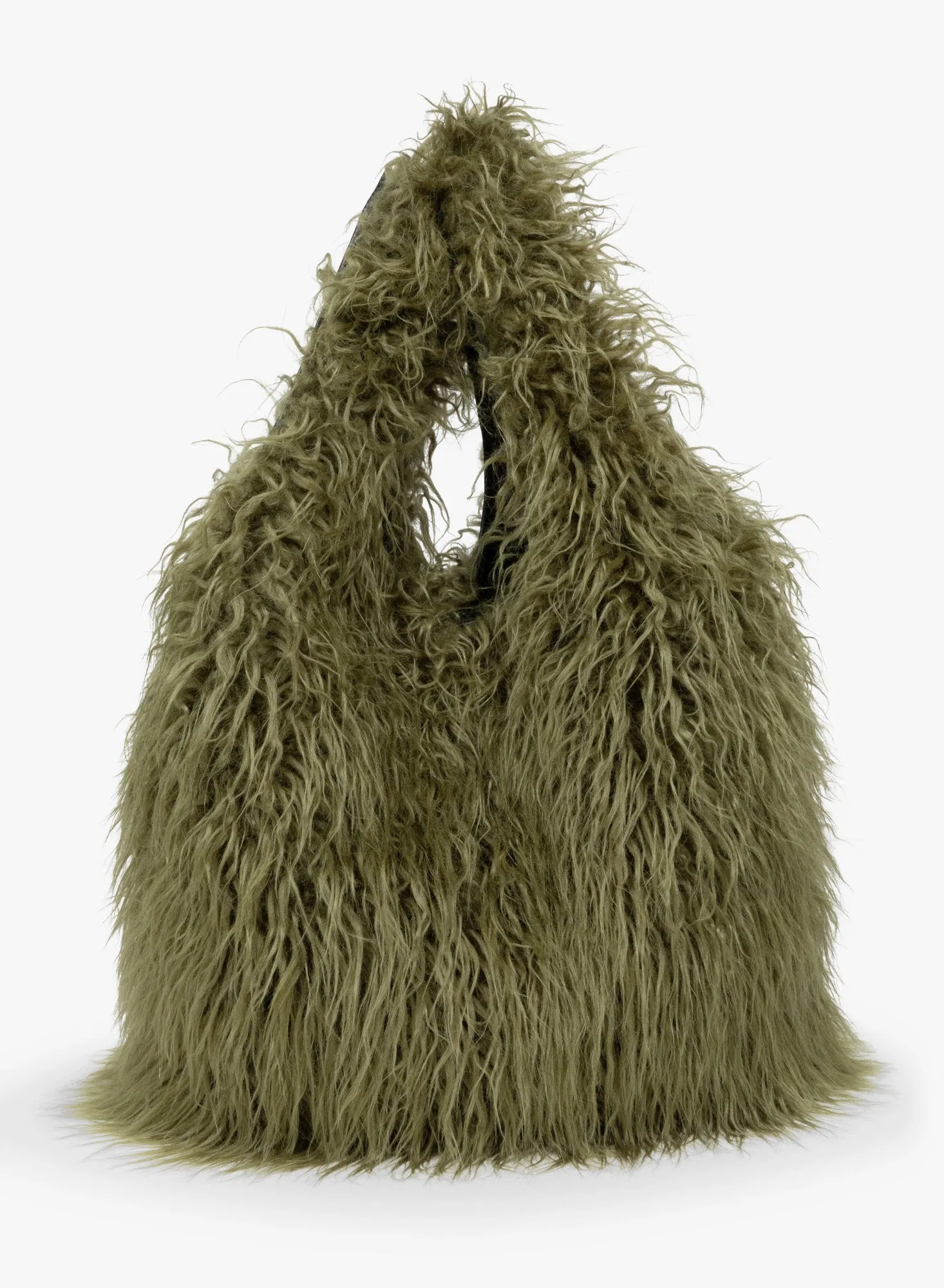 Fluffy tote bag